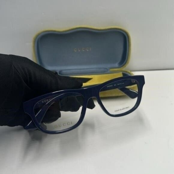 💯 - NEW GUCCI Unisex Blue Optical Glasses GG0768O | 100% AUTHENTIC & FULL PA… - Picture 5 of 11